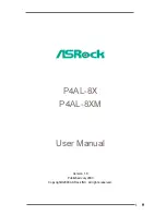 ASROCK P4AL-8X User Manual предпросмотр