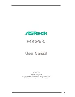 ASROCK P4I45PE-C User Manual предпросмотр