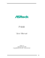 Предварительный просмотр 1 страницы ASROCK P4I48 User Manual