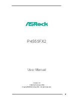 Предварительный просмотр 1 страницы ASROCK P4S55FX2 User Manual