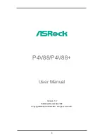 ASROCK P4V88 User Manual предпросмотр