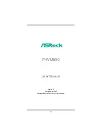 ASROCK P4VM800 User Manual предпросмотр