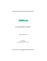 ASROCK P4VM800Pro-DDR2 User Manual предпросмотр