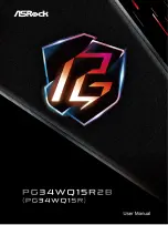 ASROCK PG34WQ15R User Manual preview