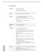 Preview for 6 page of ASROCK Q1900-ITX User Manual