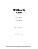 Предварительный просмотр 1 страницы ASROCK Rack C2550D4I User Manual