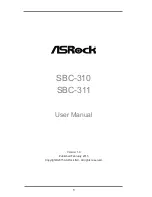 ASROCK SBC-310 User Manual предпросмотр