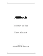 Предварительный просмотр 1 страницы ASROCK VisionX 321B User Manual