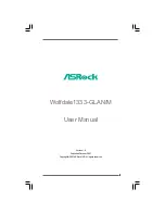 Preview for 1 page of ASROCK WOLFDALE1333-GLAN-M - V1.0 User Manual