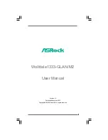 Предварительный просмотр 1 страницы ASROCK WOLFDALE1333-GLAN-M2 - V1.0 User Manual