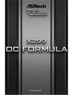 Предварительный просмотр 1 страницы ASROCK X299 GAMING i9 User Manual