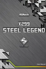 ASROCK X299 Steel Legend User Manual предпросмотр