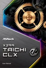 ASROCK X299 TAICHI CLX User Manual предпросмотр