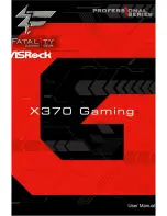 Предварительный просмотр 1 страницы ASROCK X370 GAMING User Manual