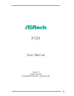 ASROCK X533 User Manual предпросмотр