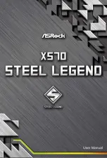 Предварительный просмотр 1 страницы ASROCK X570 Steel Legend User Manual