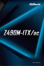 Предварительный просмотр 1 страницы ASROCK Z490M-ITX/ac User Manual