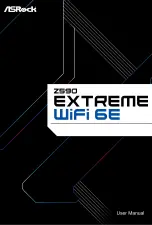 Предварительный просмотр 1 страницы ASROCK Z590 Extreme WiFi 6E User Manual