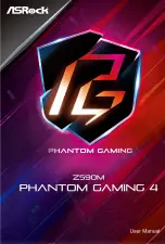 ASROCK Z590M Phantom Gaming 4 User Manual предпросмотр