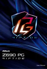 Предварительный просмотр 1 страницы ASROCK Z690 PG Riptide User Manual