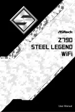 Предварительный просмотр 1 страницы ASROCK Z790 Steel Legend WiFi User Manual