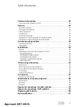 Предварительный просмотр 27 страницы Assa Abloy 50520130-020050 Installation And Mounting Instructions