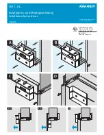 Preview for 1 page of Assa Abloy 8037...UL-91E91 Series Installation Instructions Manual