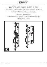 Preview for 1 page of Assa Abloy Abloy EL420 Manual