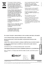 Preview for 52 page of Assa Abloy Abloy EL420 Manual