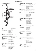 Preview for 7 page of Assa Abloy Abloy EL426 Manual