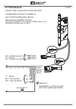 Предварительный просмотр 7 страницы Assa Abloy Abloy PE580 Manual