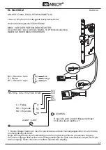 Предварительный просмотр 17 страницы Assa Abloy Abloy PE580 Manual