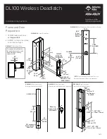 Assa Abloy Adams Rite DL100 Installation Instructions Manual preview