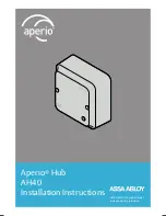 Предварительный просмотр 1 страницы Assa Abloy Aperio AH40 Installation Instructions Manual