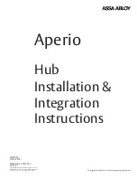 Preview for 2 page of Assa Abloy Aperio Installation & Integration