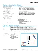 Preview for 4 page of Assa Abloy Aperio Installation & Integration