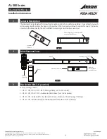 Preview for 3 page of Assa Abloy Arrow AL-500 Series Installation Instructions Manual