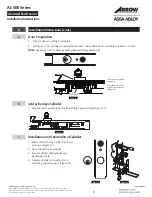 Preview for 6 page of Assa Abloy Arrow AL-500 Series Installation Instructions Manual