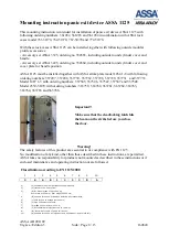 Preview for 8 page of Assa Abloy ASSA 1125 Mounting Instruction