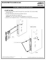 Предварительный просмотр 8 страницы Assa Abloy CL33700 TCPWI1 Installation Instructions Manual