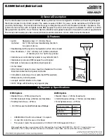 Предварительный просмотр 3 страницы Assa Abloy Corbin Russwin Access 600 CL33600 TCRNE1 M802 Installation Instructions Manual