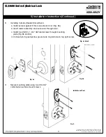 Предварительный просмотр 11 страницы Assa Abloy Corbin Russwin Access 600 CL33600 TCRNE1 M802 Installation Instructions Manual