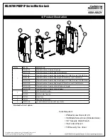 Предварительный просмотр 5 страницы Assa Abloy Corbin Russwin Access 700 ML20700 PIP Series Installation Instructions Manual