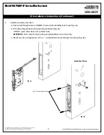 Предварительный просмотр 8 страницы Assa Abloy Corbin Russwin Access 700 ML20700 PIP Series Installation Instructions Manual