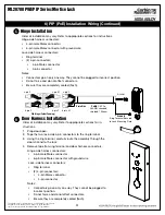 Предварительный просмотр 22 страницы Assa Abloy Corbin Russwin Access 700 ML20700 PIP Series Installation Instructions Manual