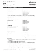 Preview for 14 page of Assa Abloy Corbin Russwin Access 800 TCAC2 Series Programming Instructions Manual