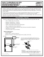 Preview for 4 page of Assa Abloy Corbin Russwin EcoFlex NAC Series Installation And Wiring Instructions