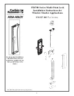 Preview for 1 page of Assa Abloy Corbin Russwin FE6700 Series Installation Instructions Manual