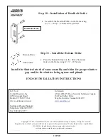 Preview for 10 page of Assa Abloy Corbin Russwin FE6700 Series Installation Instructions Manual