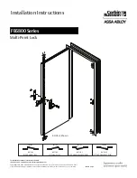 Preview for 1 page of Assa Abloy Corbin Russwin FE6800 Series Installation Instructions Manual